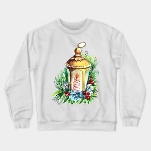 Lantern Christmas Light Crewneck Sweatshirt